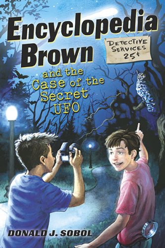 Cover of Encyclopedia Brown and the Case of the Secret UFOs