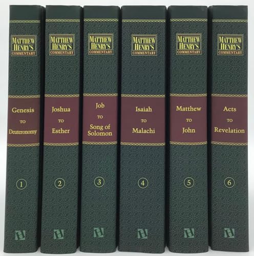 Cover of Matthew Henry's Commentary on the Whole Bible