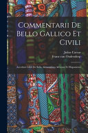 Cover of Commentarii de bello gallico et civili