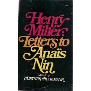 Cover of Letters to Anaïs Nin
