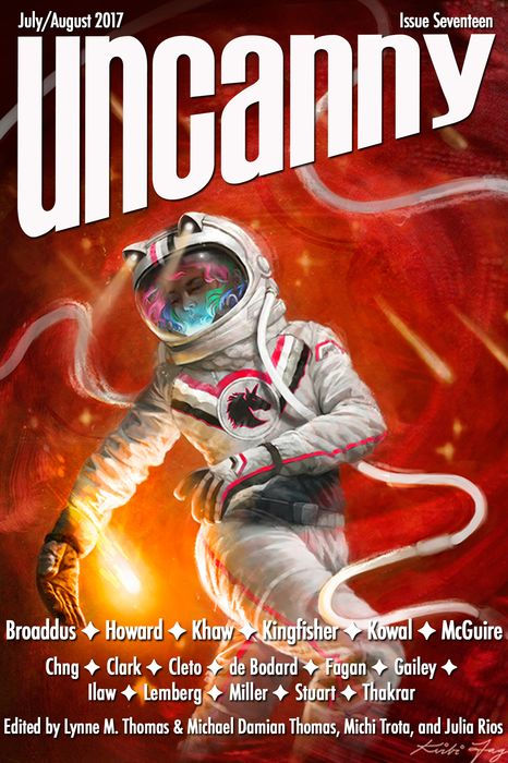Cover of Uncanny Magazine Issue 17: July/August 2017