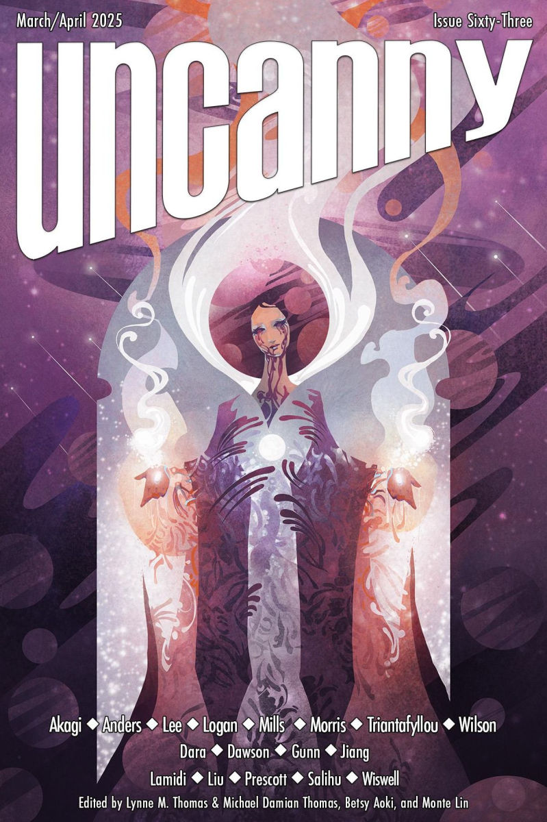 Cover of Uncanny Magazine Issue 63: March/April 2025