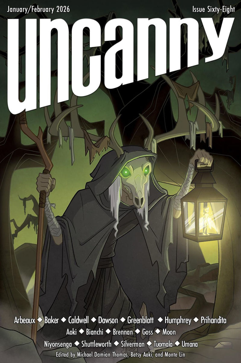 Cover of Uncanny Magazine Issue 68: January/February 2026