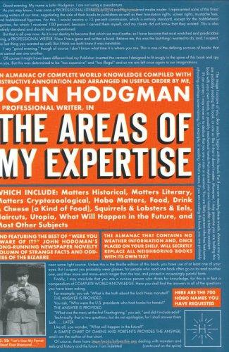 Cover of The Areas of My Expertise