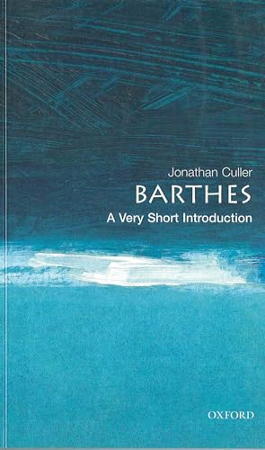 Cover of Barthes: A Very Short Introduction