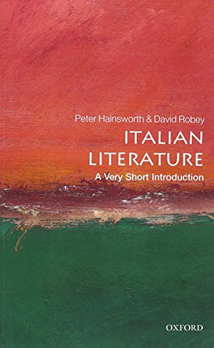 Cover of Italian Literature: A Very Short Introduction