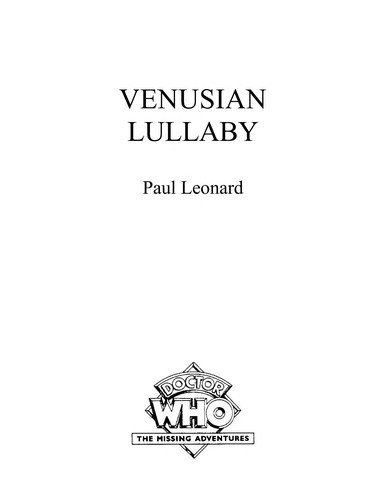 Cover of Doctor Who: Venusian Lullaby