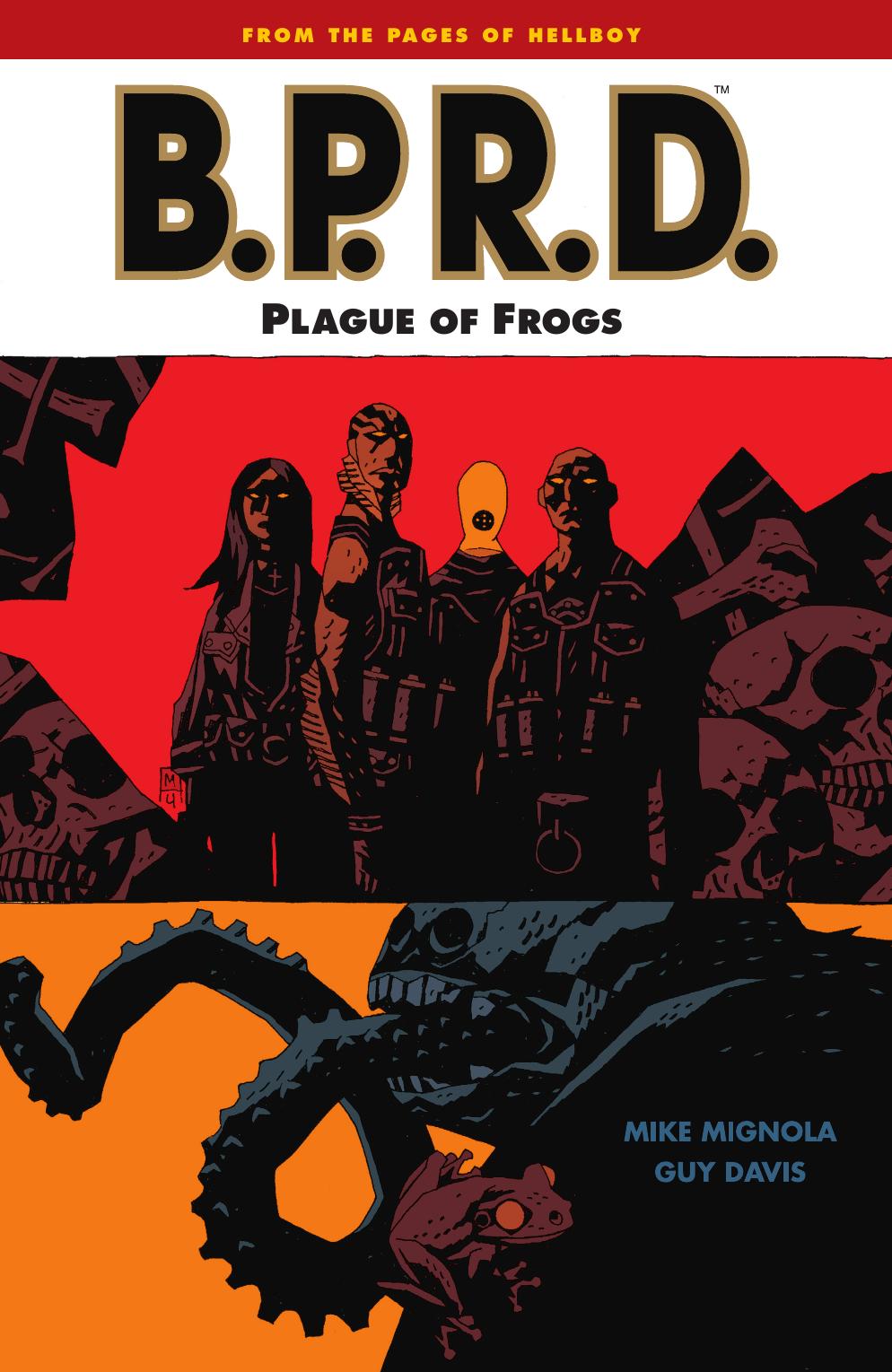 Cover of B.P.R.D., Vol. 3: Plague of Frogs