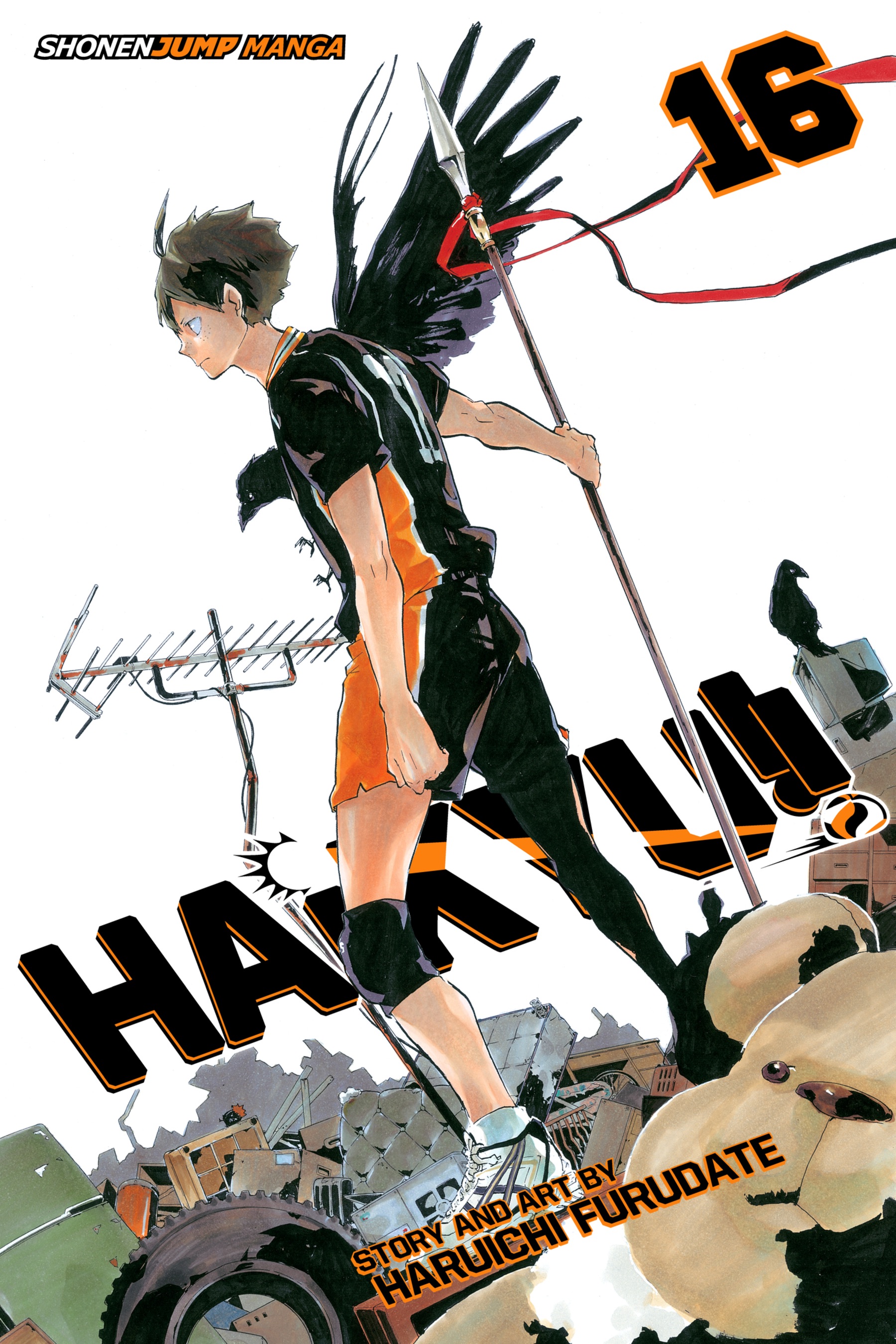 Cover of Haikyu!!, Vol. 16: Ex‐Quitter’s Battle