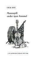 Cover of Munnspill under åpen himmel