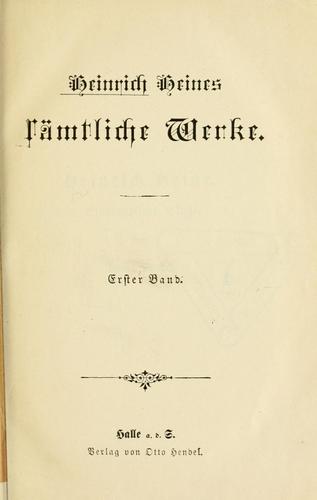 Cover of The Works of Heinrich Heine