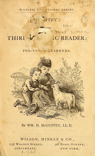 Cover of McGuffey's New Third Eclectic Reader, for Young Learners