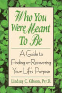 Cover of Who You Were Meant to be
