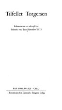 Cover of Tilfellet Torgersen