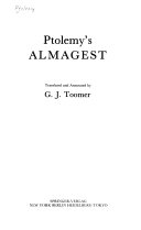 Cover of TOOMER:PTOLEMY'S ALMAGEST, (DUCKWORTH)