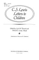 Cover of C.S. Lewis Letters to Children