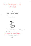Cover of Mr. Bonaparte of Corsica