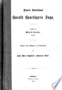 Cover of Snorre Sturlasons Harald Haarfagres saga