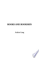 Cover of Books and Bookmen