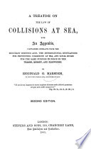 Cover of A Treatise on the Law of Collisions at Sea