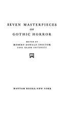 Cover of Seven Masterpieces of Gothic Horror