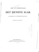 Cover of Det hendte igår