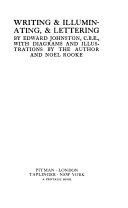 Cover of Writing & Illuminating, & Lettering