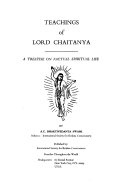 Cover of Teachings of Lord Chaitanya