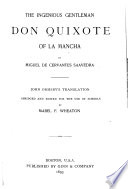 Cover of The Ingenious Gentleman, Don Quixote of La Mancha