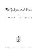 Cover of The Judgment of Paris