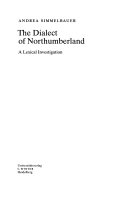 Cover of The Dialect of Northumberland