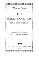 Cover of The Magic Mountain