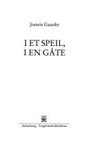 Cover of I et speil, i en gåte