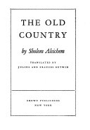 Cover of The Old Country