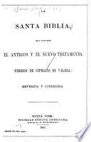 Cover of La Santa Biblia, que contiene el Antiguo y el Nuevo Teatamento