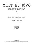 Cover of Mult és jövő