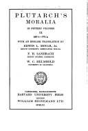 Cover of Moralia