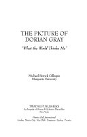 Cover of The Picture of Dorian Gray