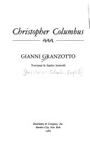 Cover of Christopher Columbus