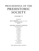 Cover of Proceedings of the Prehistoric Society