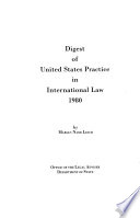 Cover of Digest of United States Practice in International Law