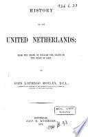Cover of History of the United Netherlands