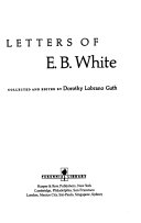 Cover of The Letters of E. B. White