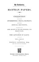 Cover of Haytian Papers, 1818