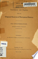 Cover of The Witch-persecutions