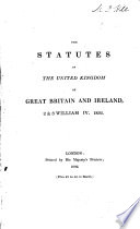 Cover of Statutes at Large ...: (29 v. in 32) Statutes or the United Kingdom, 1801-1806; [1807-1832