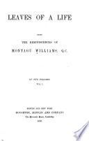 Cover of Leaves of a Life