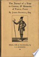 Cover of The Journal of a Tour to Corsica