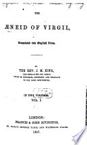Cover of The Aeneid of Virgil, translated into English verse