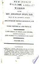 Cover of The Works of the Rev. Jonathan Swift, D.D., Dean of St. Patrick's, Dublin